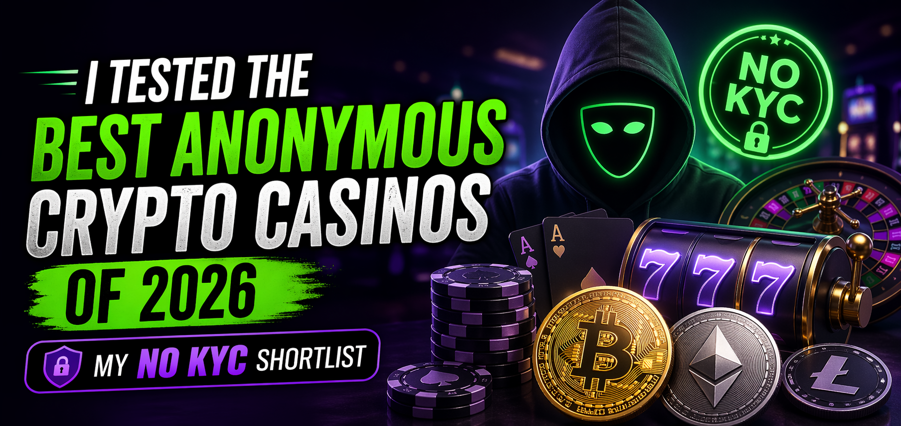 Best anonymous no KYC crypto casinos for 2026